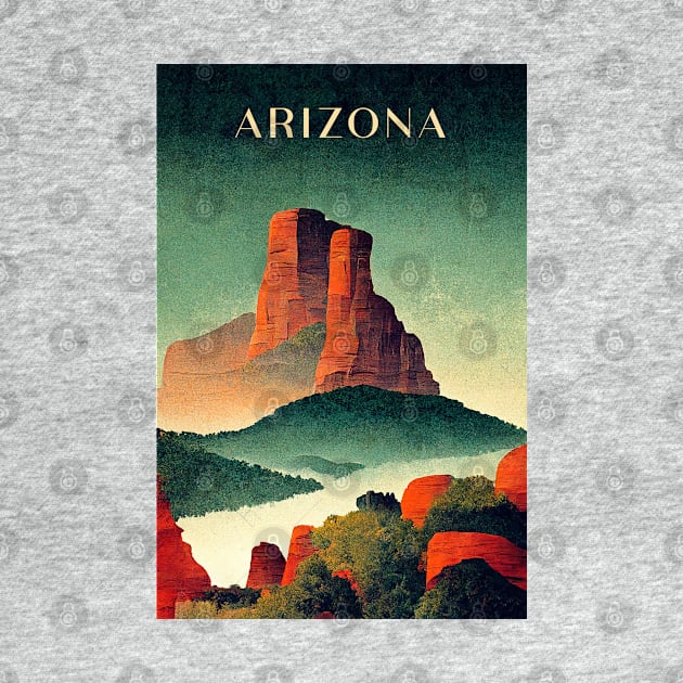 Arizona Retro Travel by Retro Travel Design